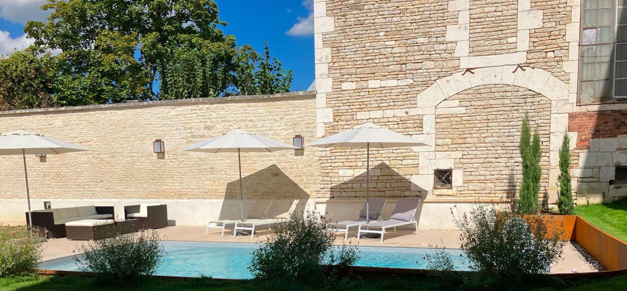 La Villa Lombardi En Champagne, Avec Piscine Privee Et Jacuzzi Les Riceys Buitenkant foto