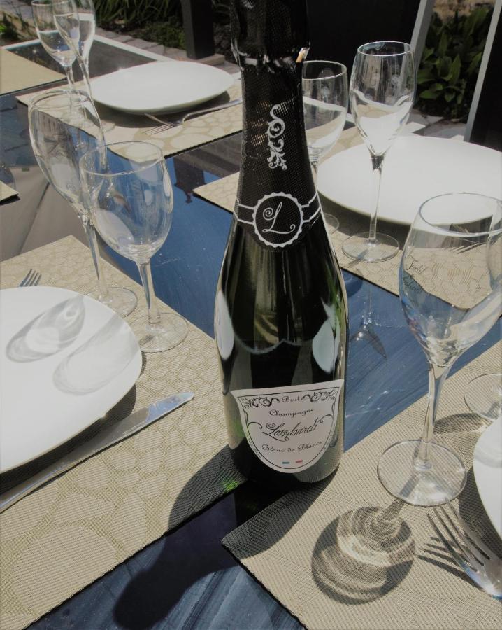 La Villa Lombardi En Champagne, Avec Piscine Privee Et Jacuzzi Les Riceys Buitenkant foto